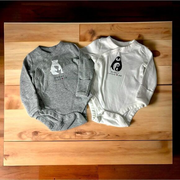 Baby GAP Set of Long Sleeved Bodysuits (3-6 Months) - Picture 1 of 12